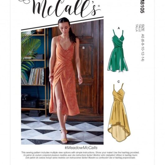 McCalls Paper Sewing Pattern 8105