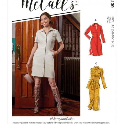 McCalls Paper Sewing Pattern 8139