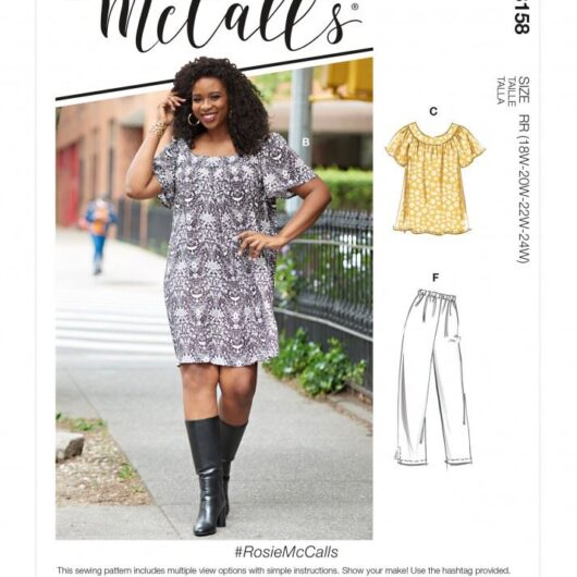 McCalls Paper Sewing Pattern 8158
