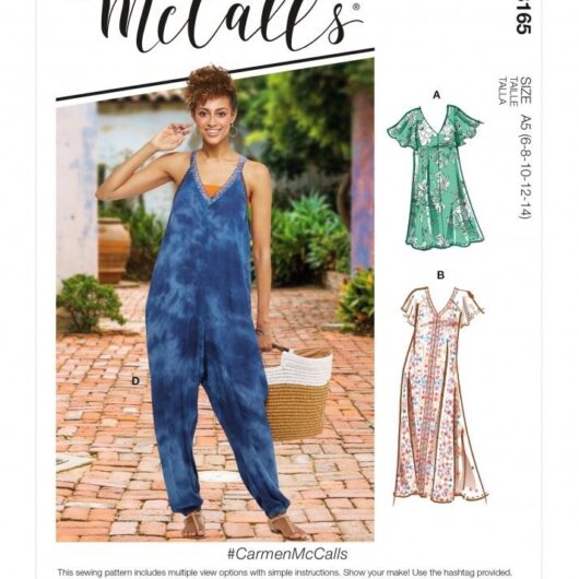 McCalls Paper Sewing Pattern 8165