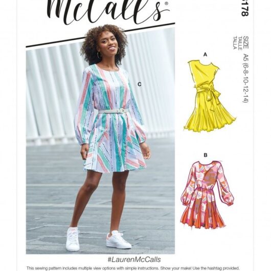 McCalls Paper Sewing Pattern 8178