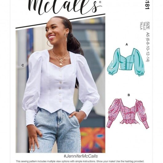 McCalls Paper Sewing Pattern 8181