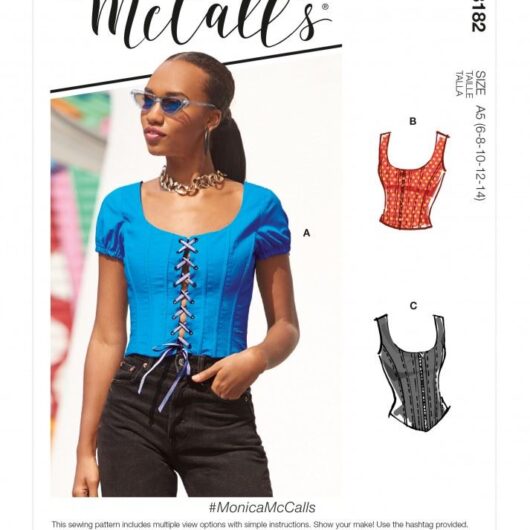 McCalls Paper Sewing Pattern 8182