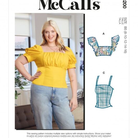 McCalls Paper Sewing Pattern 8200