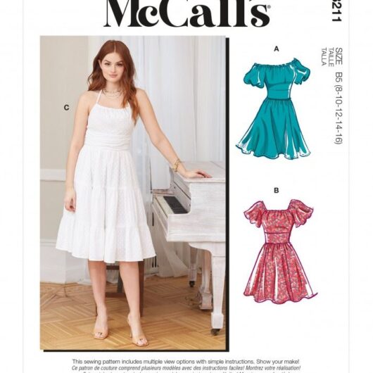 McCalls Paper Sewing Pattern 8211