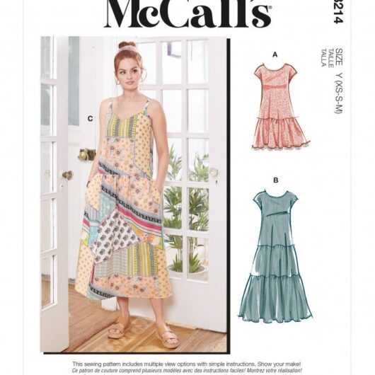 McCalls Paper Sewing Pattern 8214