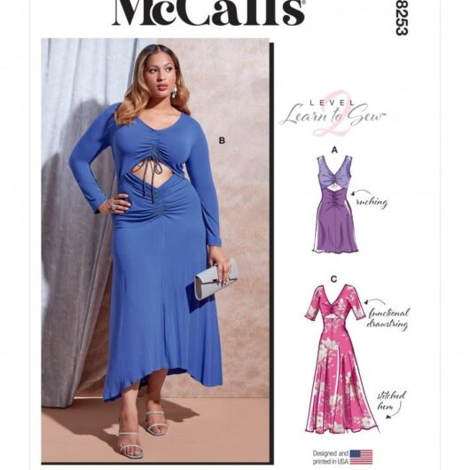 McCalls Paper Sewing Pattern 8253