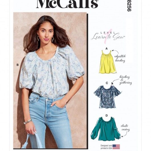 McCalls Paper Sewing Pattern 8256