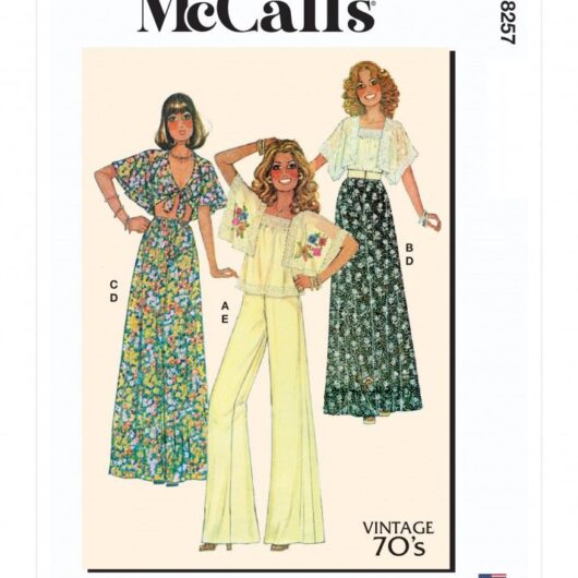 McCalls Paper Sewing Pattern 8257