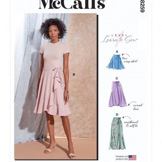 McCalls Paper Sewing Pattern 8259