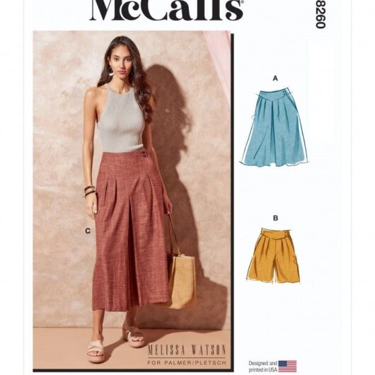 McCalls Paper Sewing Pattern 8260