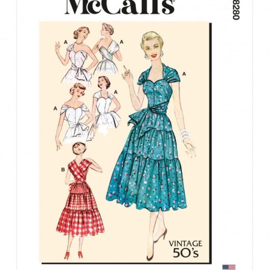 McCalls Paper Sewing Pattern 8280