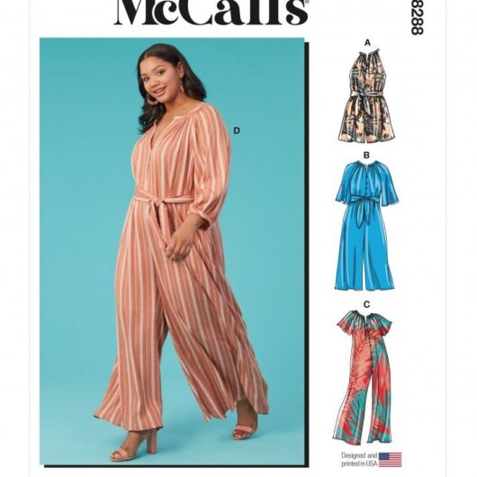 McCalls Paper Sewing Pattern 8288