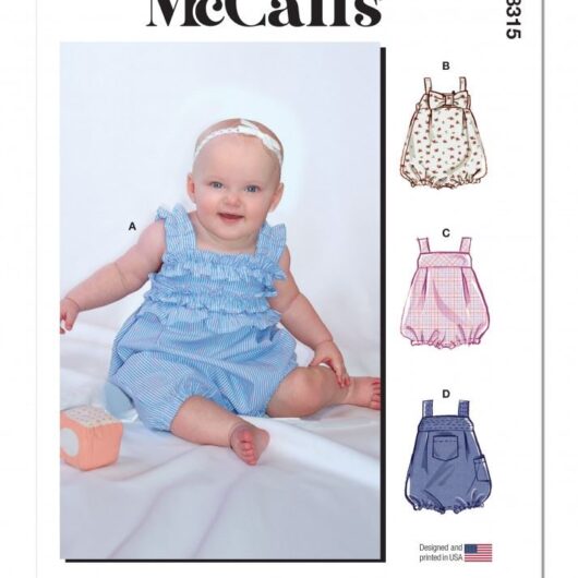 McCalls Paper Sewing Pattern 8315