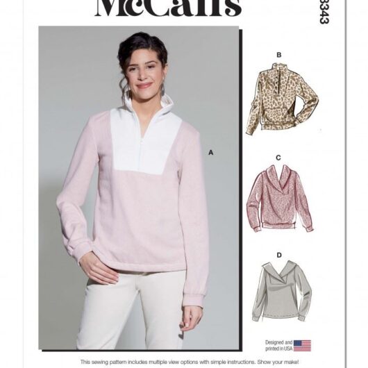 McCalls Paper Sewing Pattern 8343