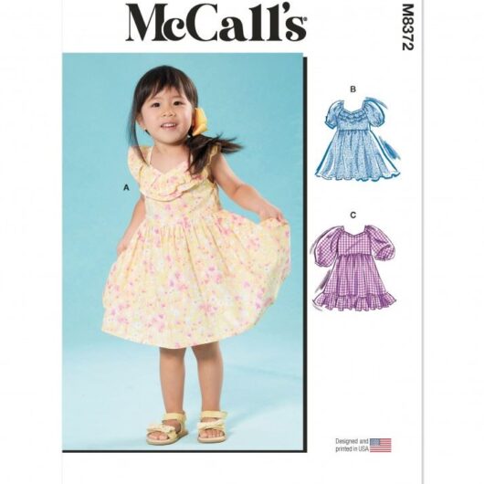 McCalls Paper Sewing Pattern 8372