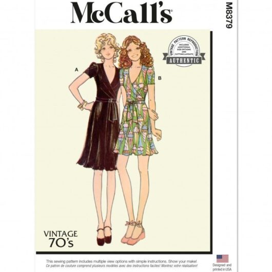 McCalls Paper Sewing Pattern 8379
