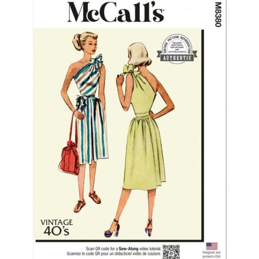 McCalls Paper Sewing Pattern 8380