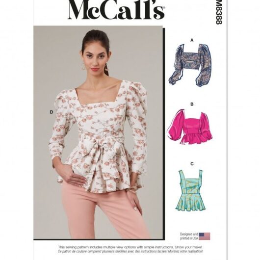 McCalls Paper Sewing Pattern 8388