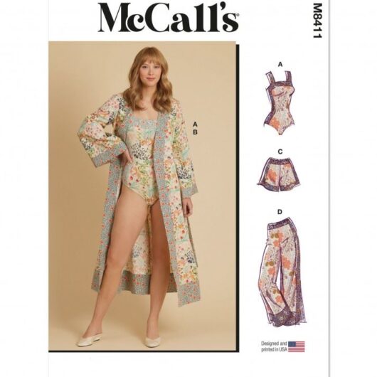 McCalls Paper Sewing Pattern 8411