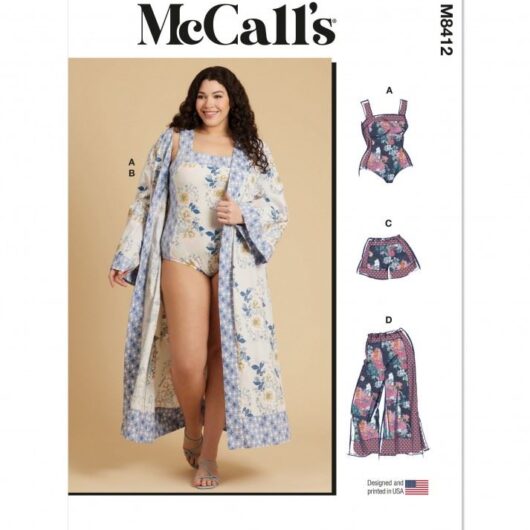 McCalls Paper Sewing Pattern 8412