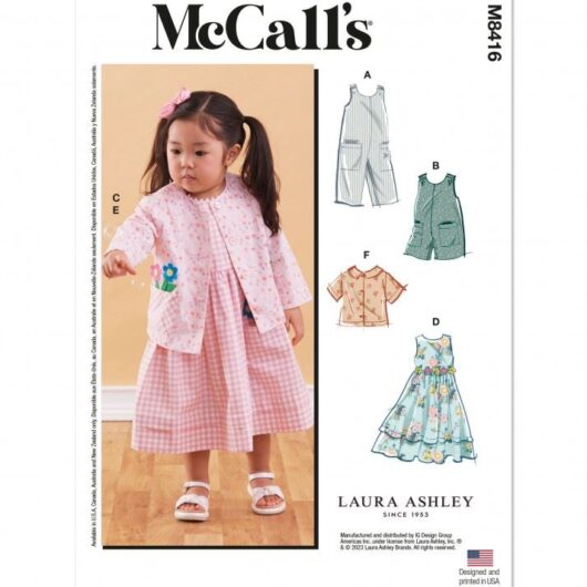 McCalls Paper Sewing Pattern 8416