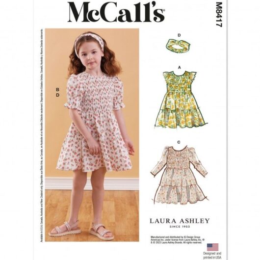 McCalls Paper Sewing Pattern 8417