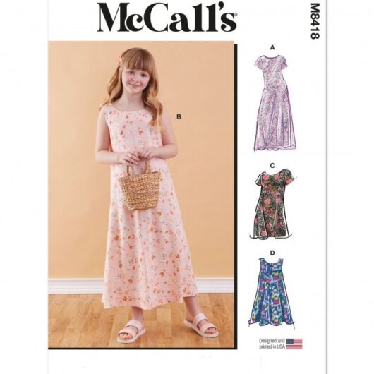 McCalls Paper Sewing Pattern 8418