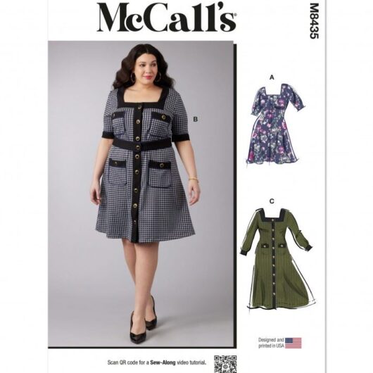 McCalls Paper Sewing Pattern 8435