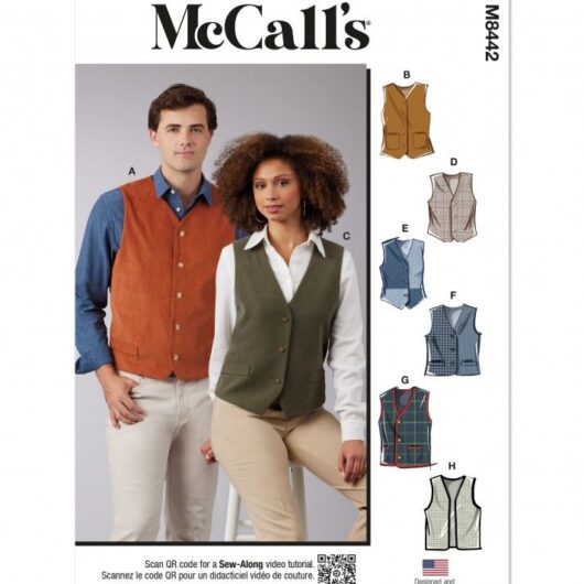 McCalls Paper Sewing Pattern 8442