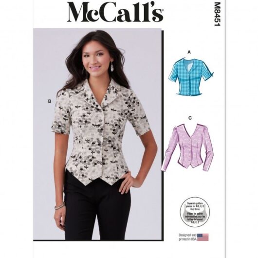 McCalls Paper Sewing Pattern 8451