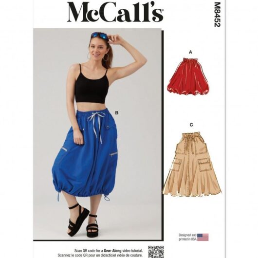 McCalls Paper Sewing Pattern 8452