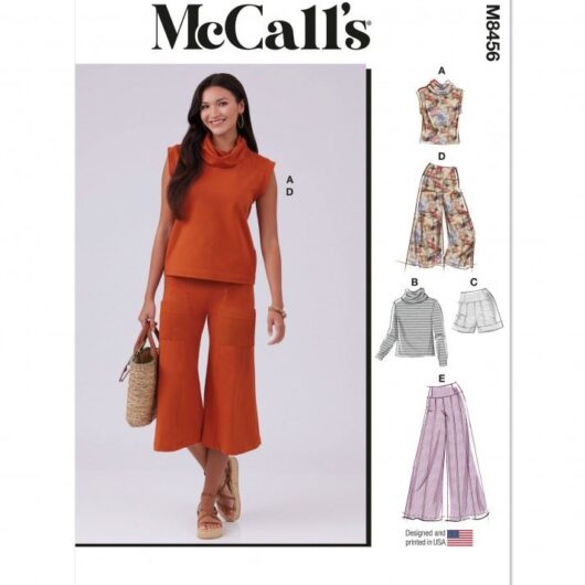 McCalls Paper Sewing Pattern 8456