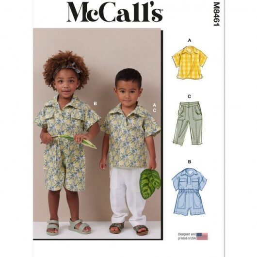 McCalls Paper Sewing Pattern 8461
