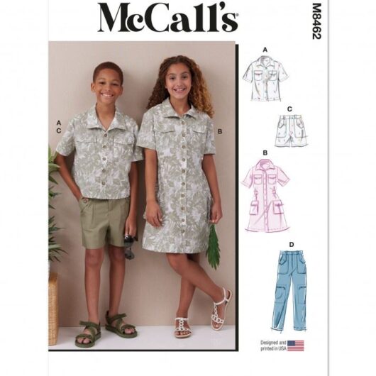 McCalls Paper Sewing Pattern 8462