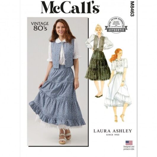 McCalls Paper Sewing Pattern 8463