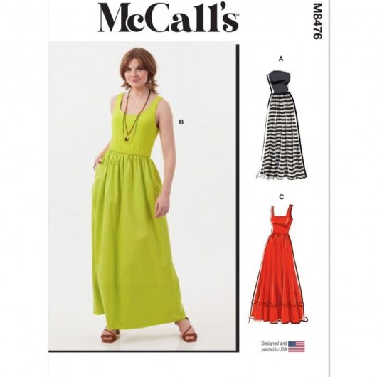 McCalls Paper Sewing Pattern 8476