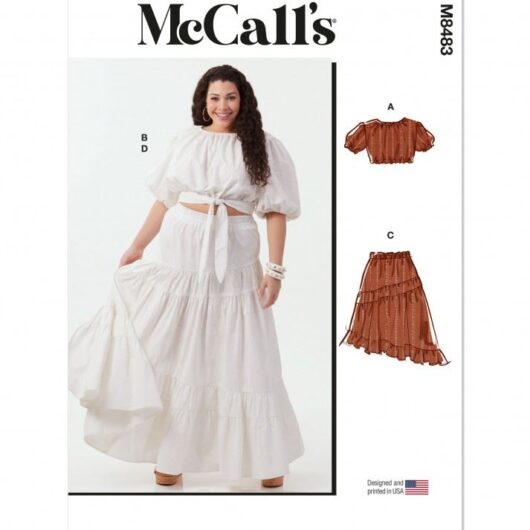 McCalls Paper Sewing Pattern 8483