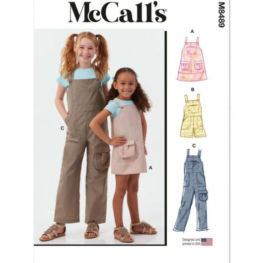 McCalls Paper Sewing Pattern 8489