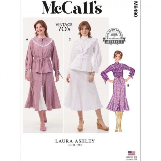 McCalls Paper Sewing Pattern 8490