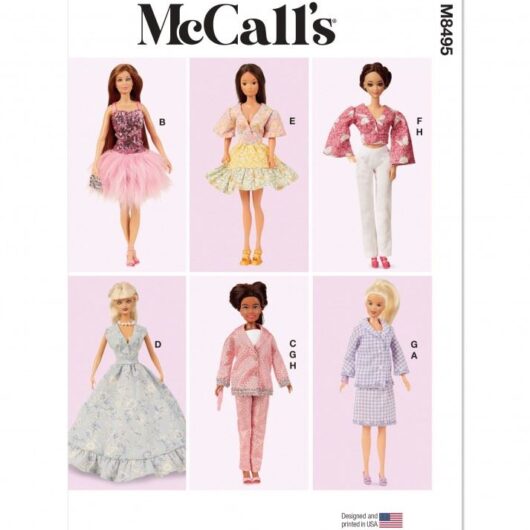 McCalls Paper Sewing Pattern 8495