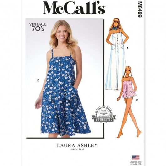 McCalls Paper Sewing Pattern 8499