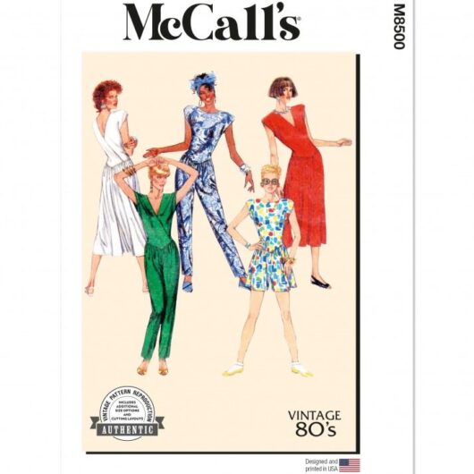 McCalls Paper Sewing Pattern 8500