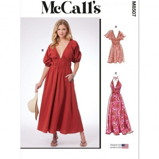 McCalls Paper Sewing Pattern 8507