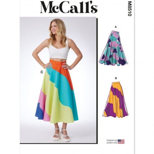 McCalls Paper Sewing Pattern 8510