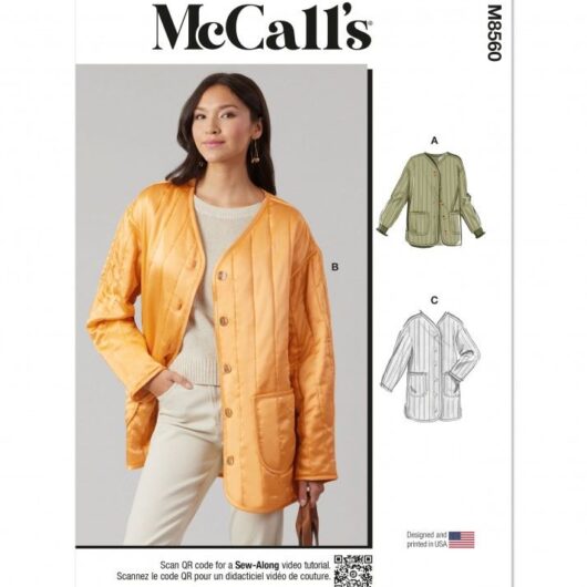 McCalls Paper Sewing Pattern 8560