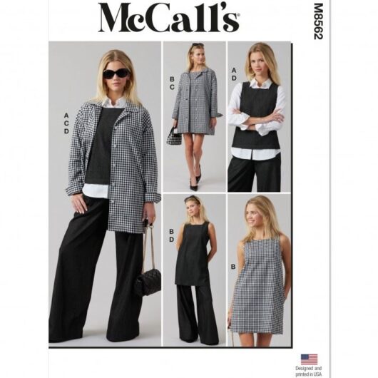 McCalls Paper Sewing Pattern 8562