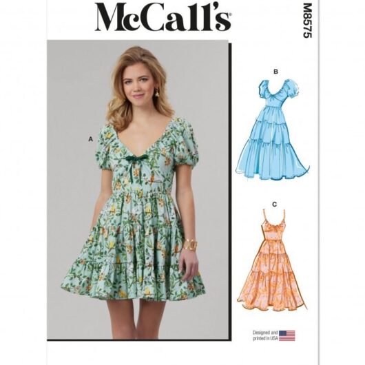 McCalls Paper Sewing Pattern 8575