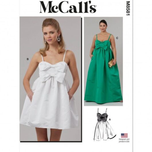 McCalls Paper Sewing Pattern 8581