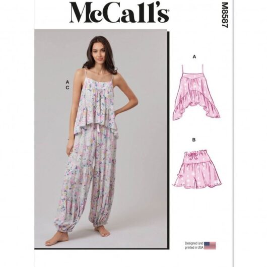 McCalls Paper Sewing Pattern 8587
